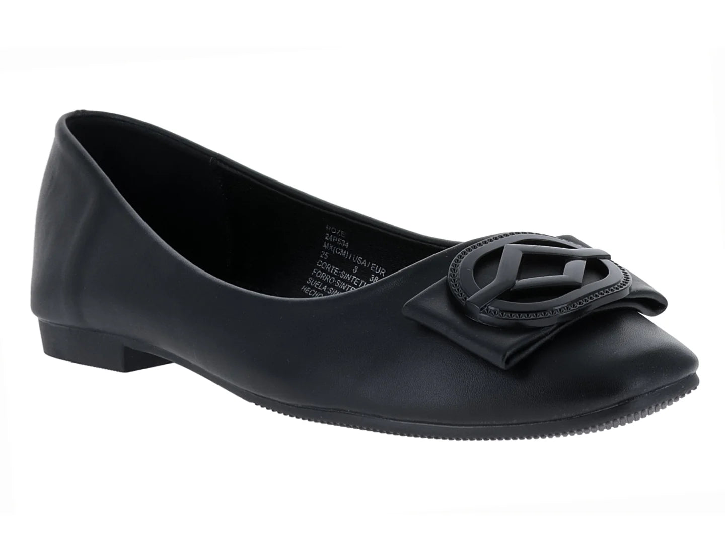Zapatos Planos Roze Negros para Mujer