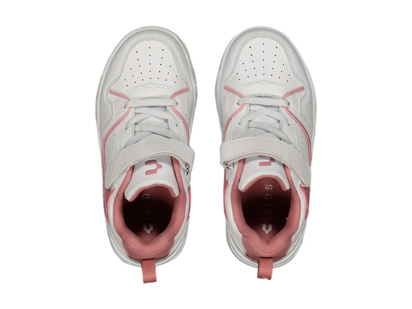 Tenis Charly Blanco con Rosa para Niña