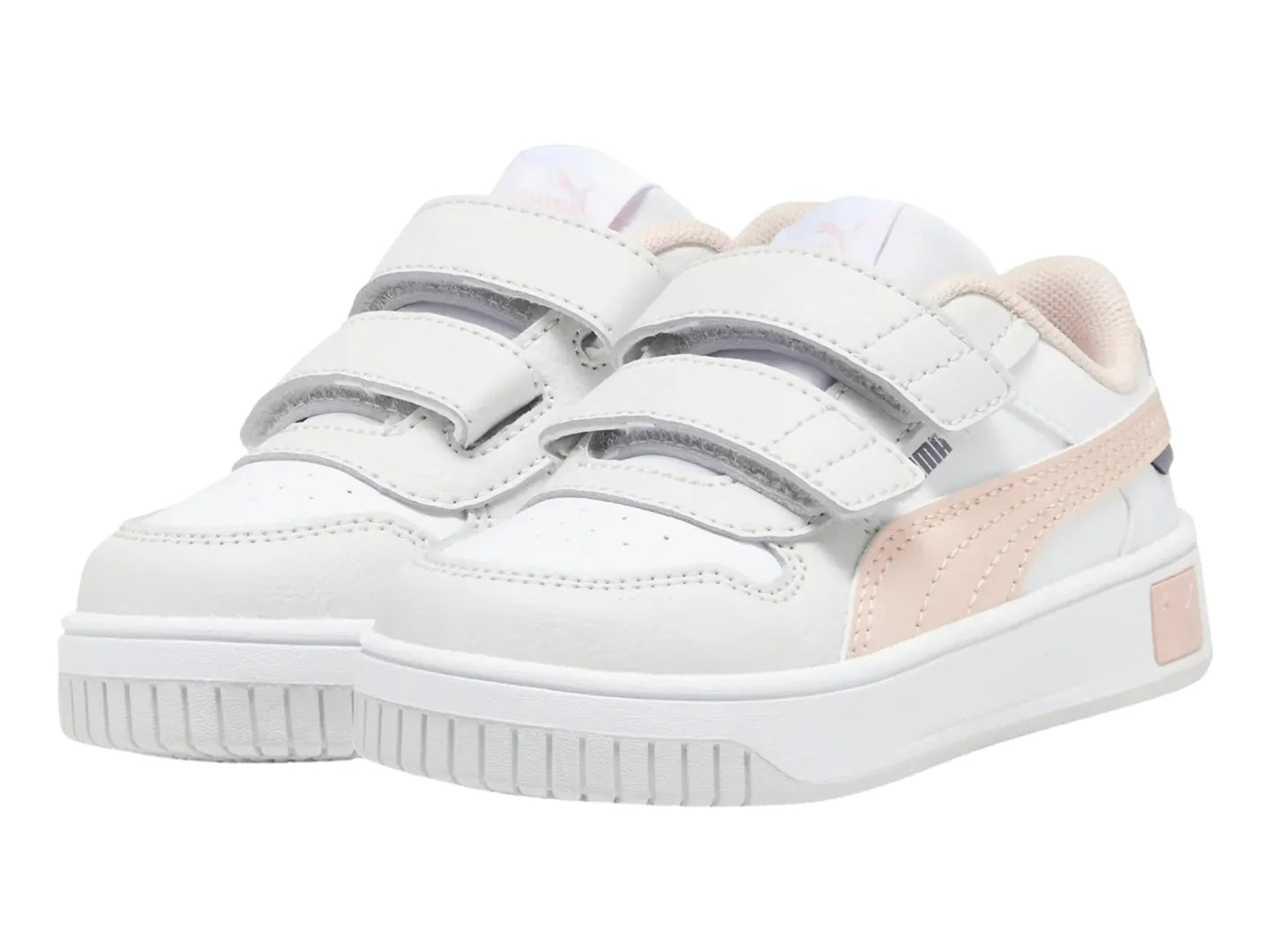 Tenis PUMA Carina Street V Blanco y Rosa para Niña