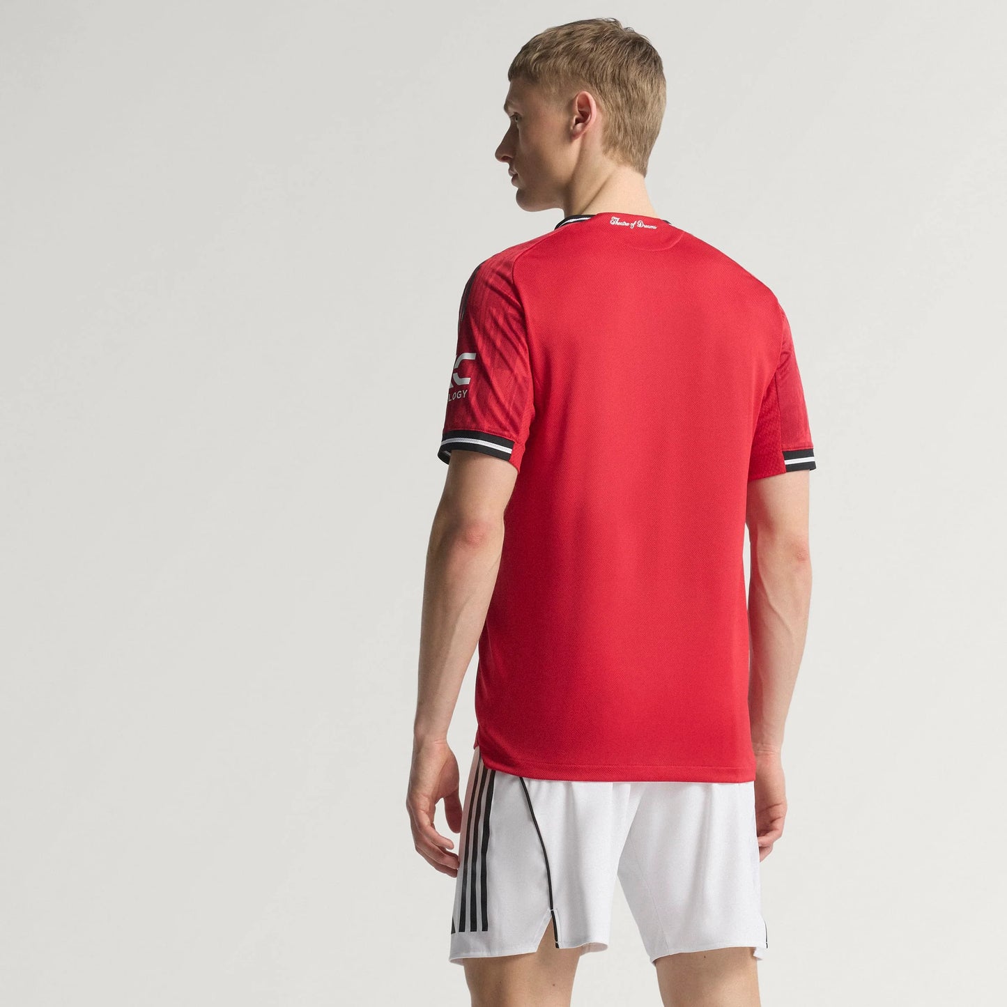 adidas Manchester United Home Authentic Mens Soccer Jersey 25 26 Red