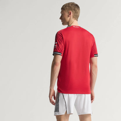 adidas Manchester United Home Authentic Mens Soccer Jersey 25 26 Red