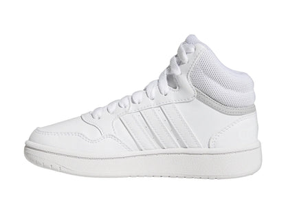 Tenis Adidas Hoops 30 Mid Blancos para Niño