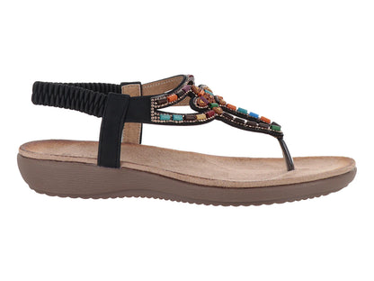 Sandalias ROZE Negro para Mujer