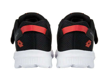 Tenis Lotto Negro y Rojo para Niño
