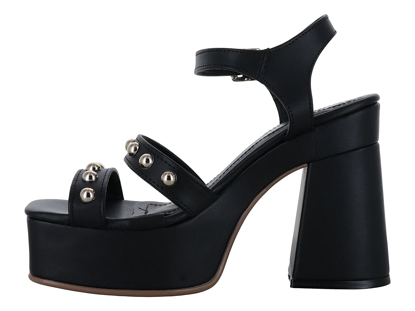 Sandalias Luna Rosa Negro para Mujer