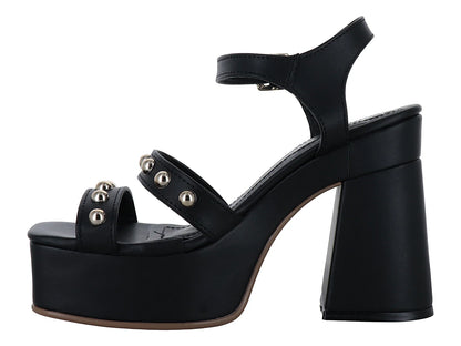 Sandalias Luna Rosa Negro para Mujer