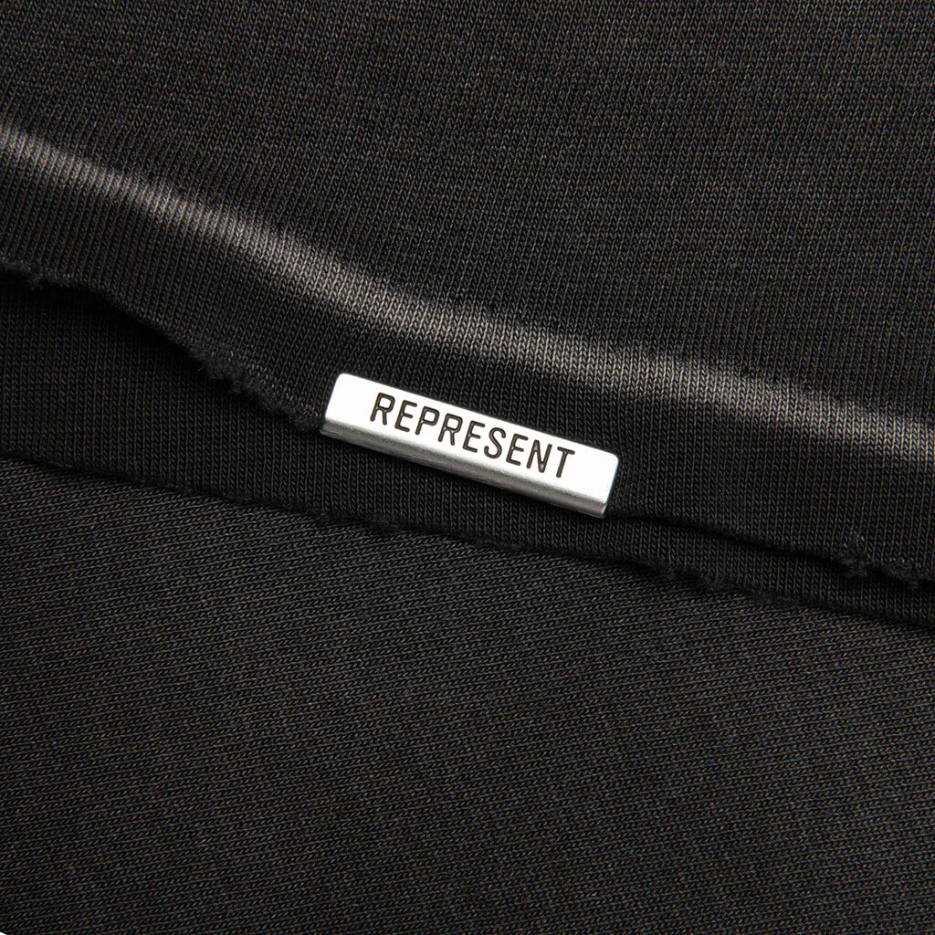 Nothing Faster T Shirt Stained Black