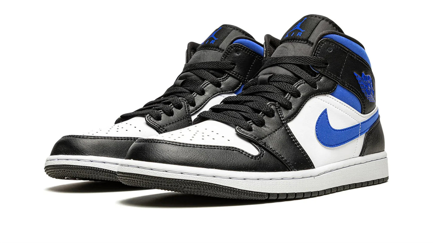 Air Jordan 1 Mid Racer Blue Black White