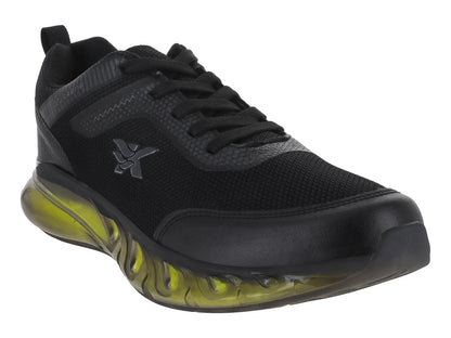 Tenis de Basquetbol MAKENA Negro y Amarillo Neón para Hombre