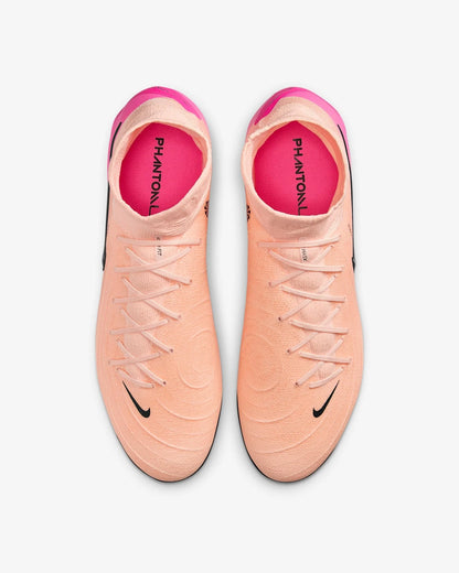 Nike Phantom Luna 2 Pro FG Firm Ground Soccer Cleats Crimson Tint Pink Blast Black