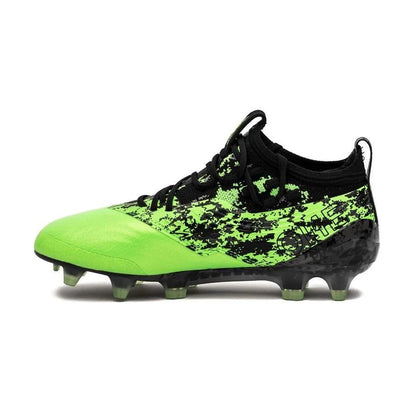 PUMA One 191 Jr FG AG Multi Ground Soccer Cleats Hacked Green Black