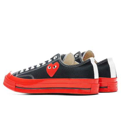 Converse x Comme Des Garcons PLAY All Star Chuck 70 Ox Red Sole Black
