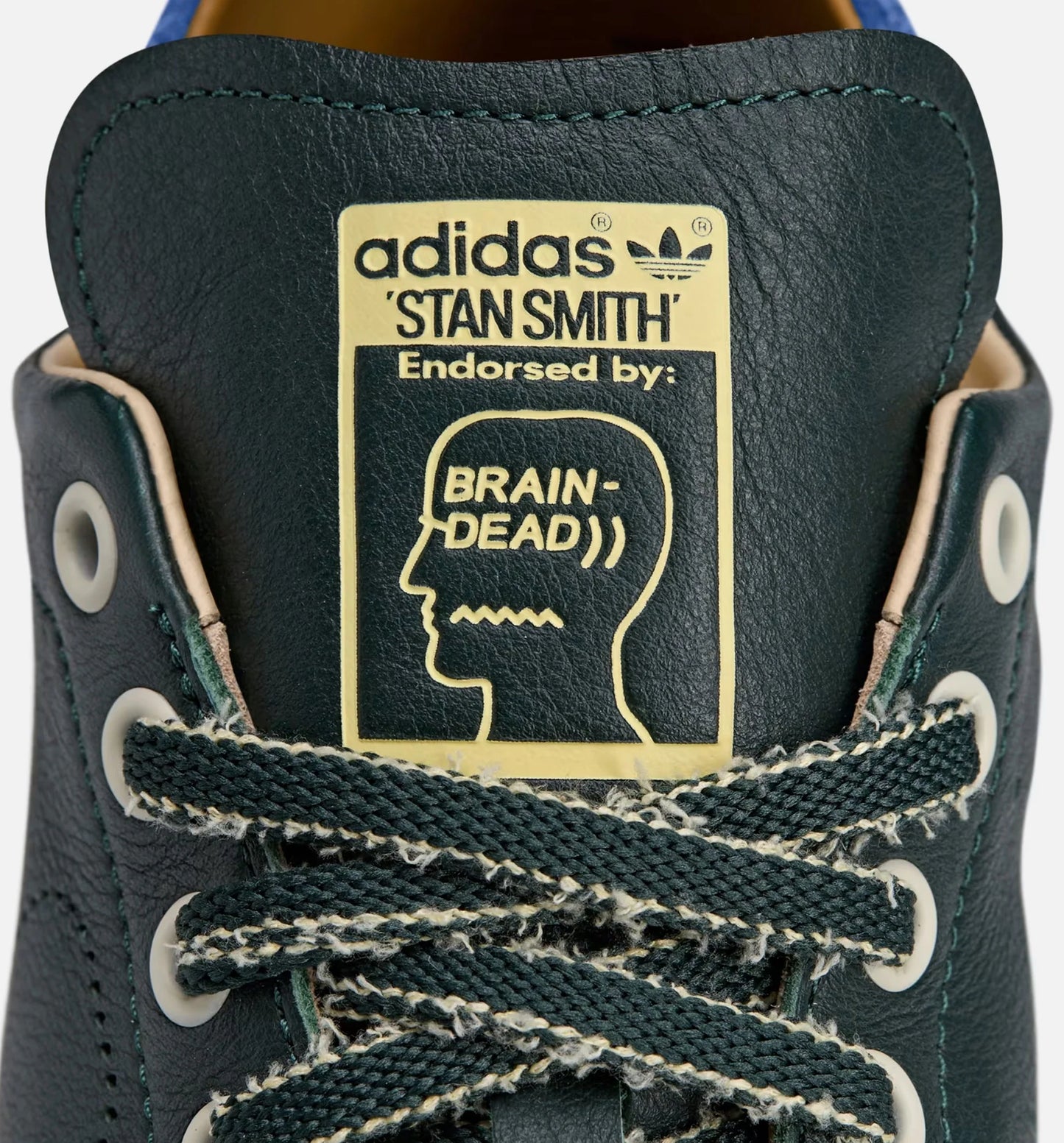 Brain Dead x Stan Smith Shadow Green Mens Lifestyle Shoe Shadow Green Light Blue Sand