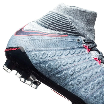 Nike Kids Jr Hypervenom Phantom III Dynamic Fit FG Firm Ground Soccer Cleats Blue