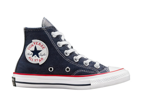 Tenis Converse Chuck 70 Hi Azul Marino para Niño
