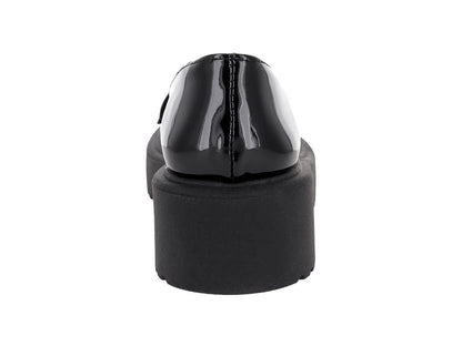 Mocasines de Charol Negro MELIANA para Mujer