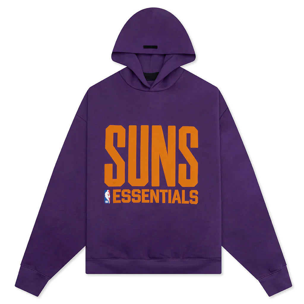 Fear of God Essentials x NBA Suns Sport Hoodie Purple Reign