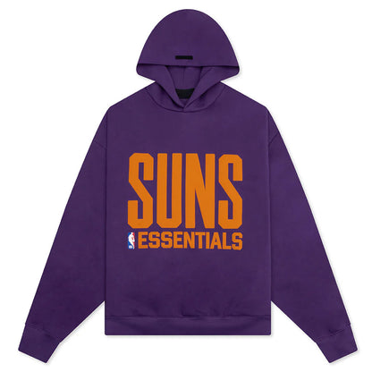 Fear of God Essentials x NBA Suns Sport Hoodie Purple Reign