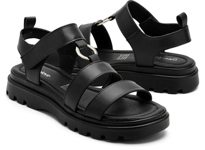Sandalias Green Love Negro para Mujer
