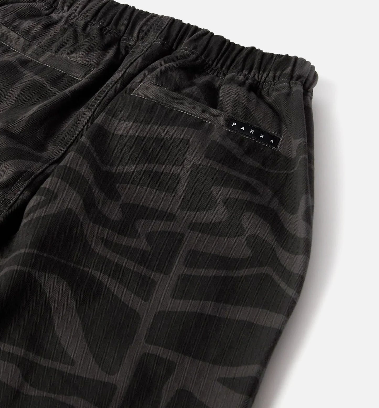Broken Fitted Mens Pants Black