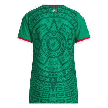 adidas Mexico Home Authentic Womens Soccer Jersey Green