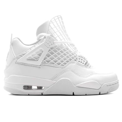 Womens Air Jordan 4 Net White Phantom Metallic Gold