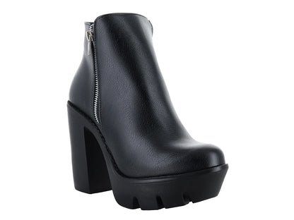Botines Diana Denisse Negros para Mujer