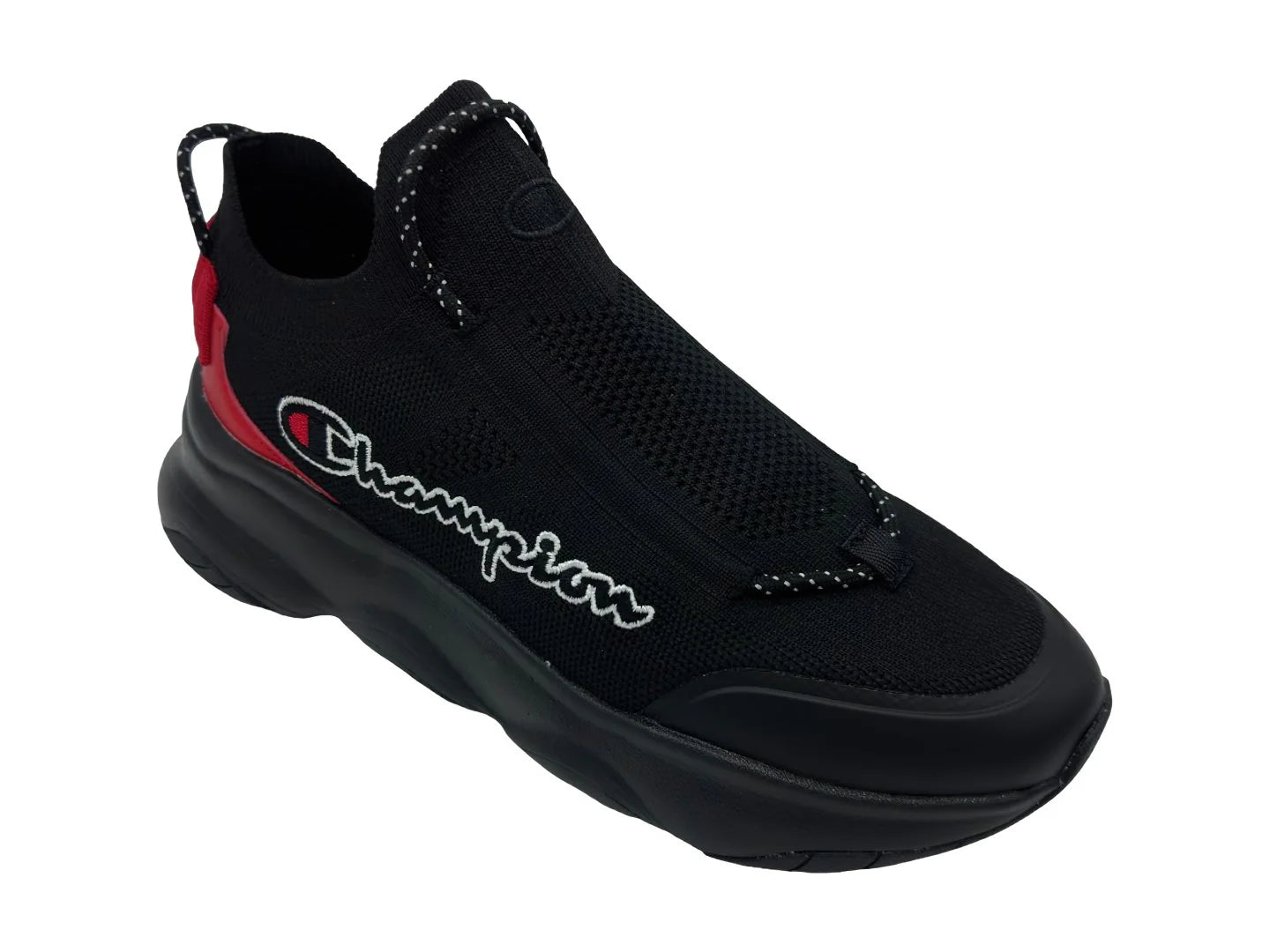 Tenis Champion Clout Quick Negro y Rojo para Hombre