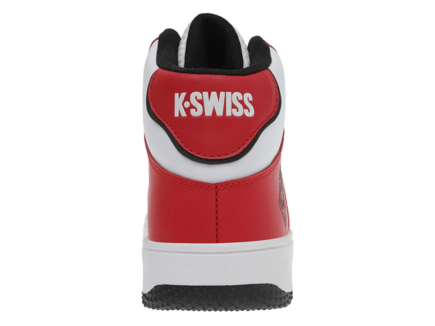 Tenis K Swiss Salt Mid Blanco Rojo y Negro para Niño