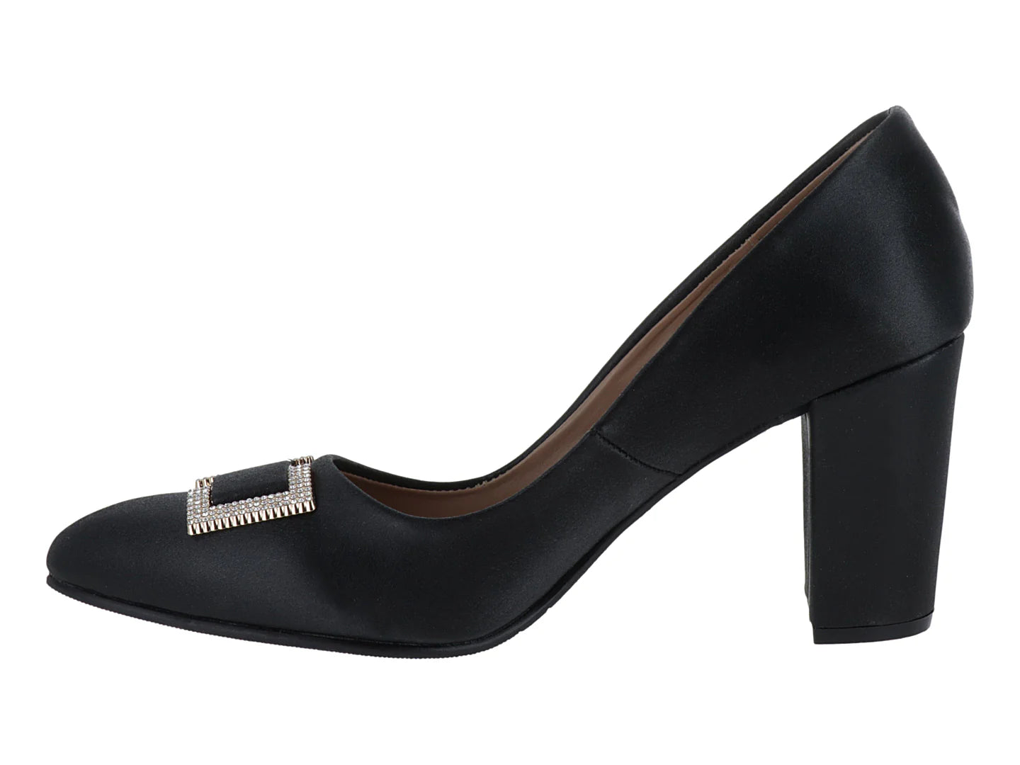 Zapatos de Tacón Luna Rosa Negro para Mujer