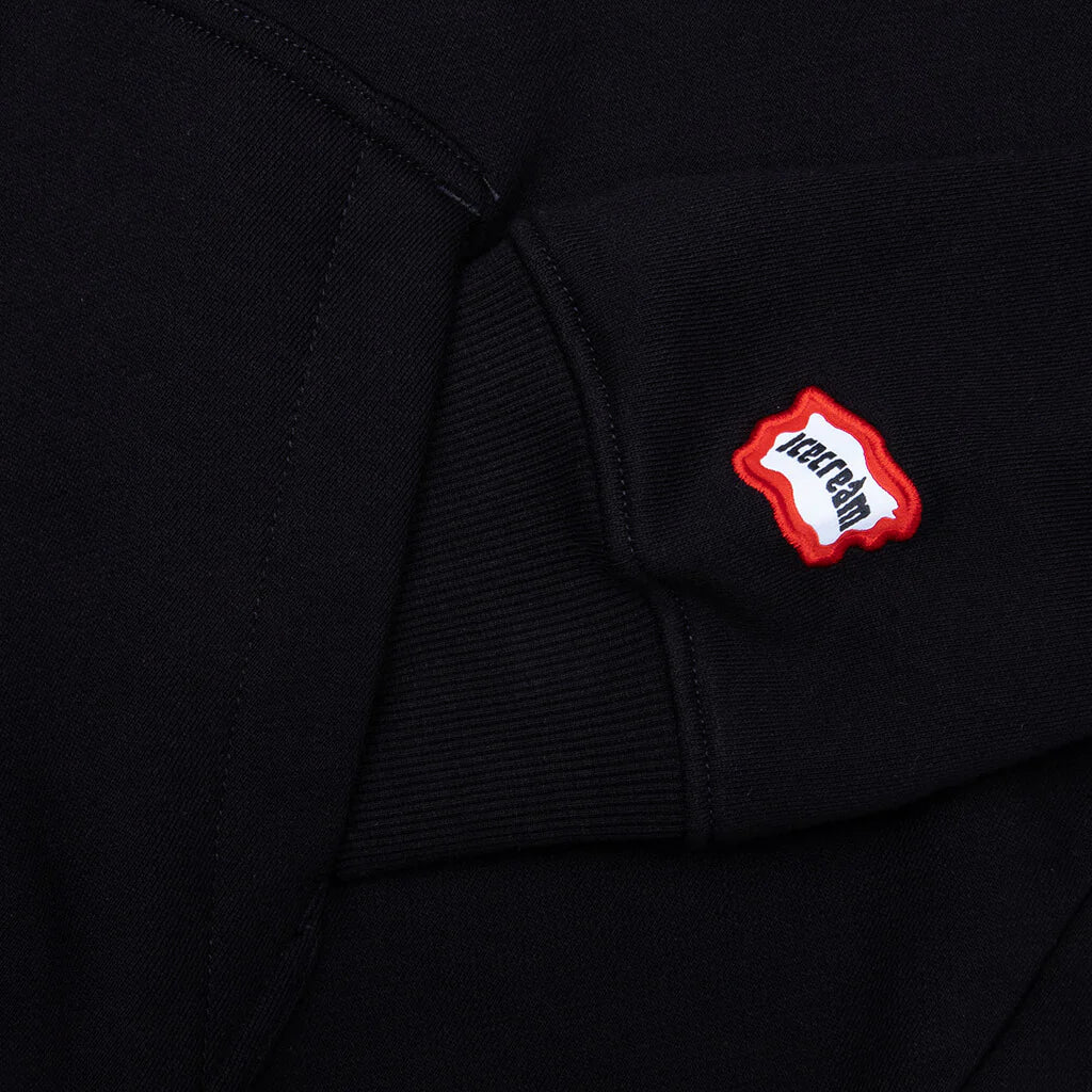 Chain Hoodie Black