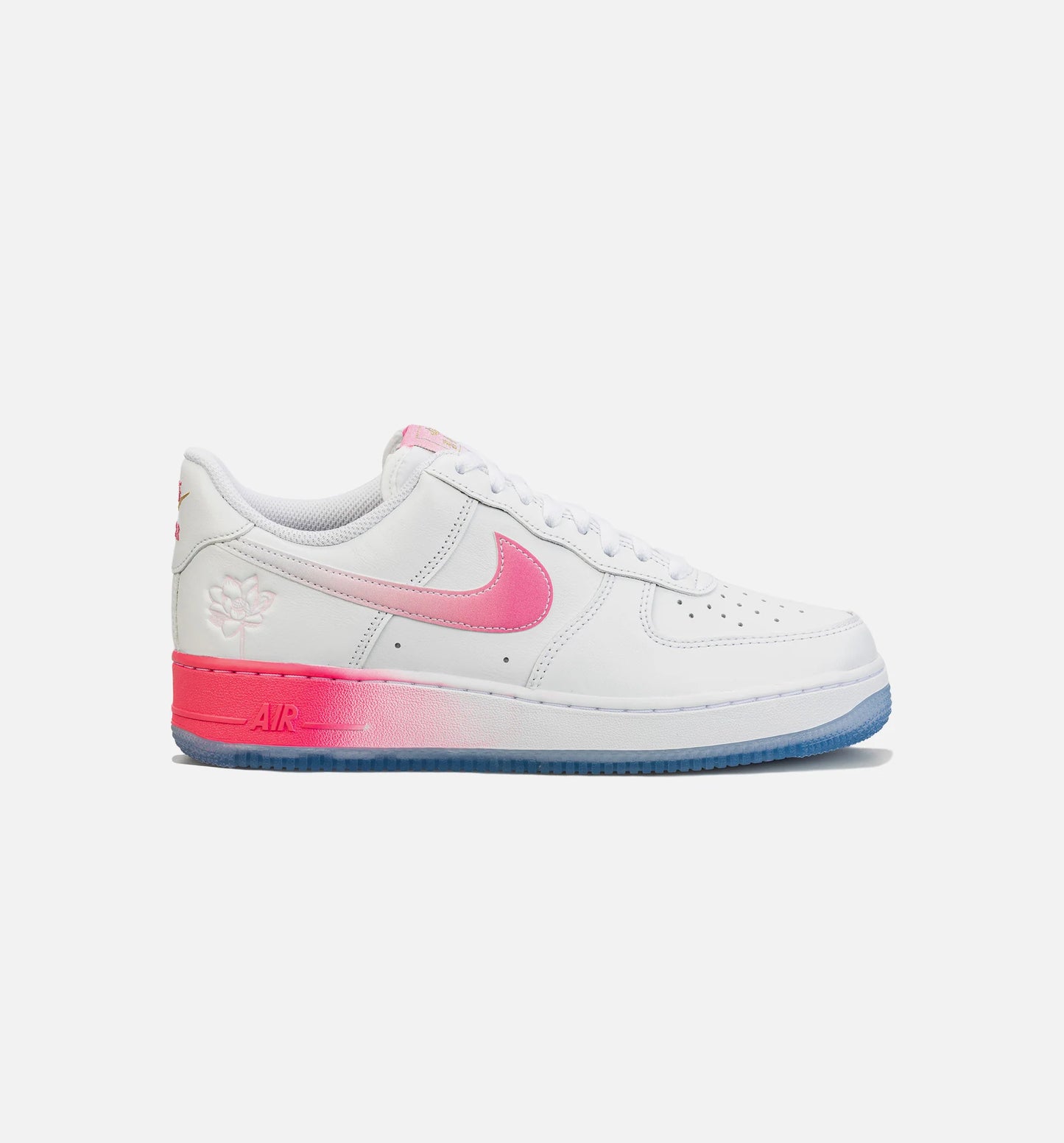 Air Force 1 Low Lotus Flower Mens Lifestyle Shoe White Pink