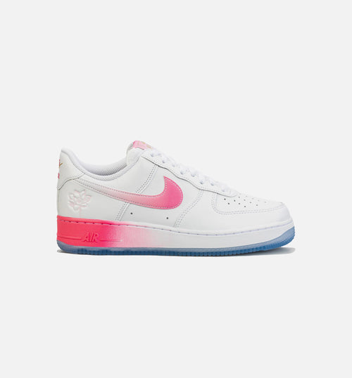 Air Force 1 Low Lotus Flower Mens Lifestyle Shoe White Pink