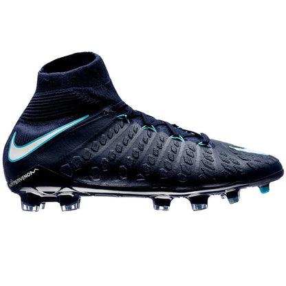 Nike Kids Jr Hypervenom Phantom III Dynamic Fit FG Firm Ground Soccer Cleats Blue