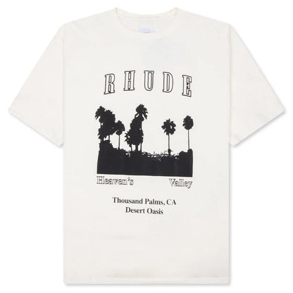 Thousand Palms Tee Vintage White Black