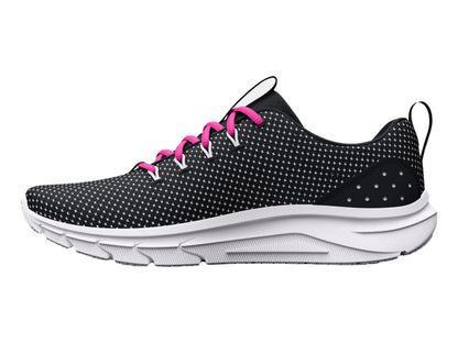 Tenis Under Armour UA W Phade RN Negro y Rosa para Mujer