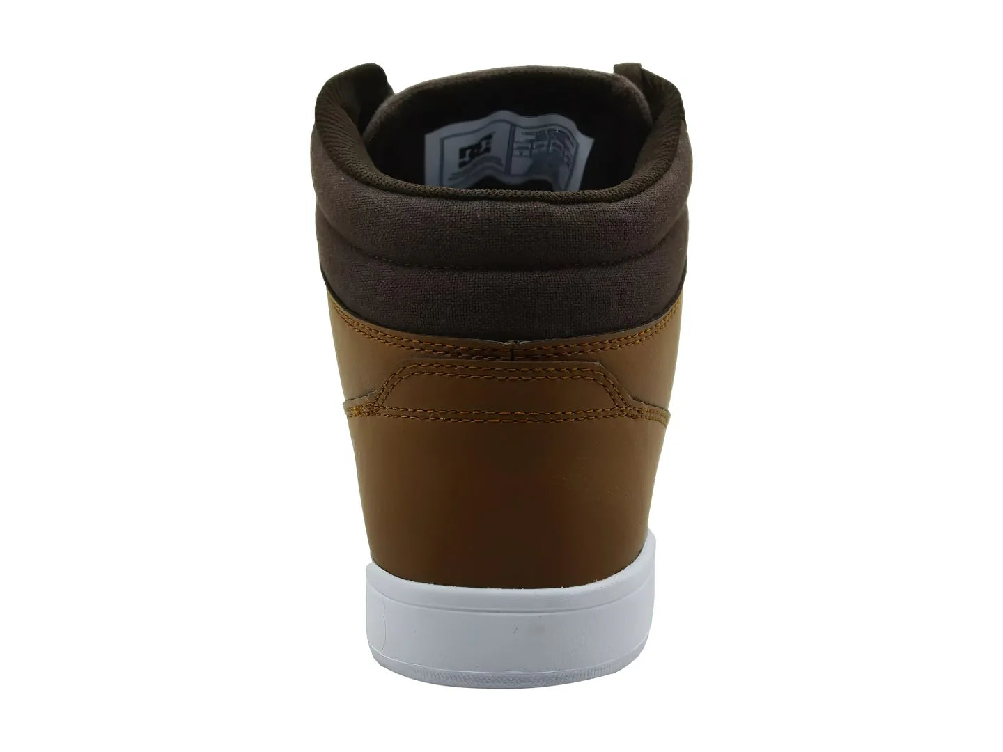 Tenis DC Shoes Crisis 2 HI Marrón y Blanco para Hombre