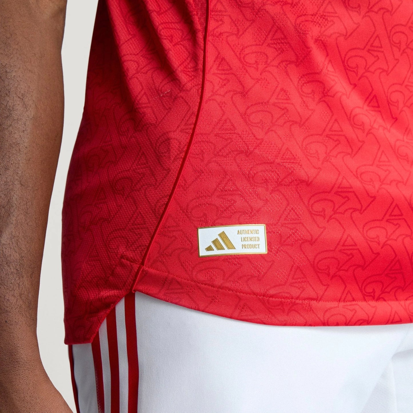 adidas Mens Arsenal Home Authentic Jersey 25 26 Scarlet White