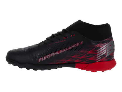 Tenis de Fútbol Furia Negro con Rojo para Hombre