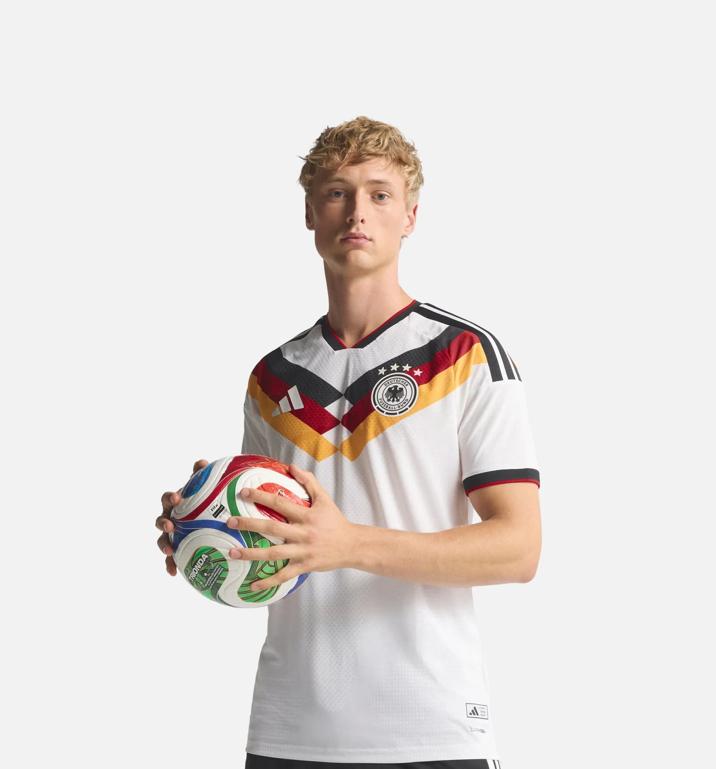 Germany 26 Home Authentic Mens Jersey White