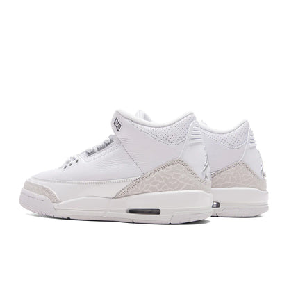 Air Jordan 3 Retro Pure Money GS White Metalic Silver