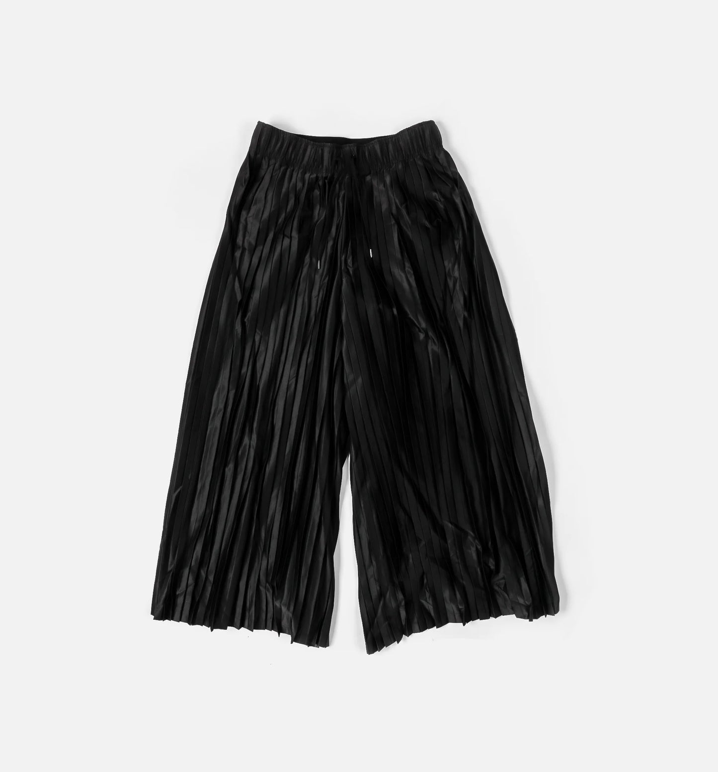 NSW Mid Rise Pleated Track Womens Pant Black Sail Off Noir