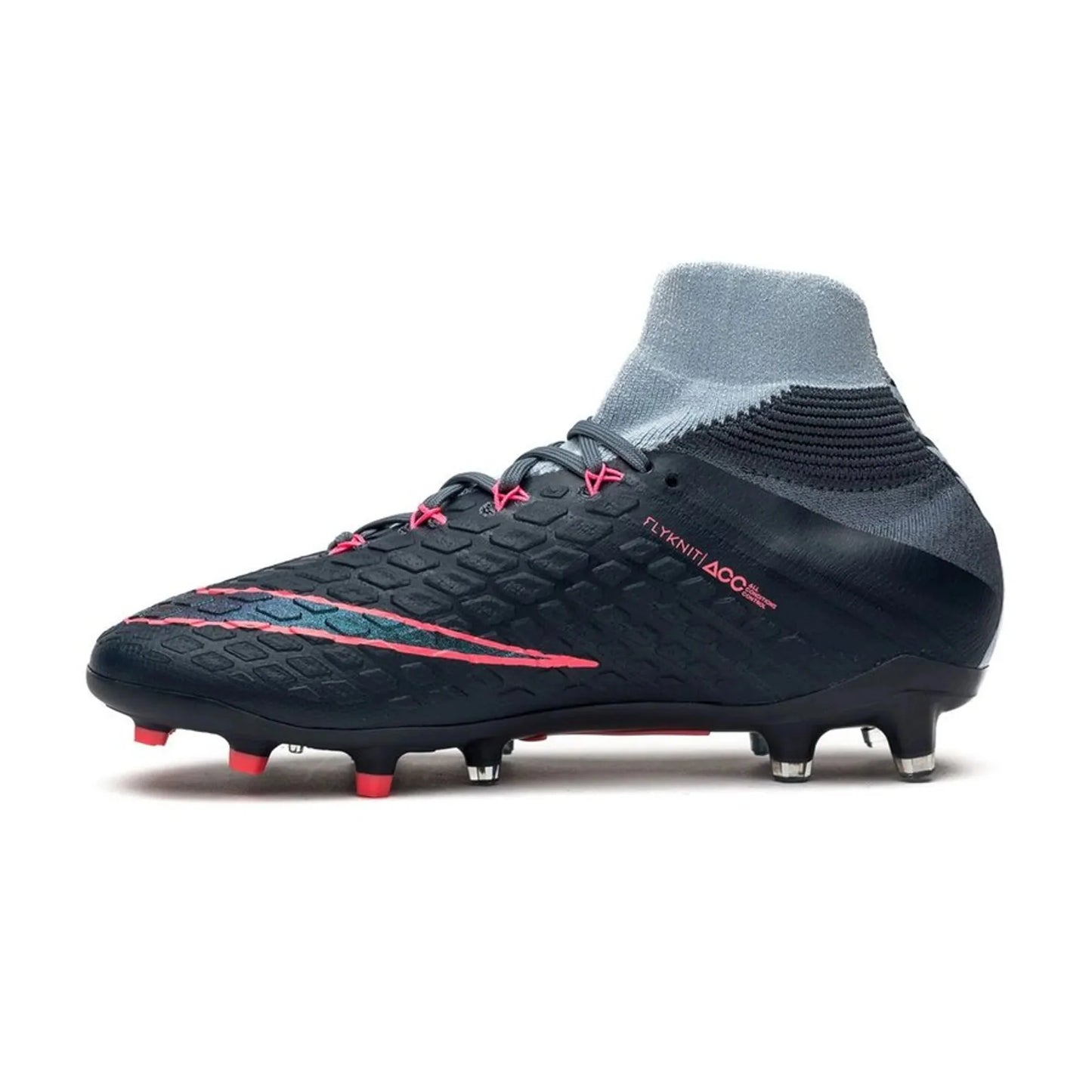 Nike Kids Jr Hypervenom Phantom III Dynamic Fit FG Firm Ground Soccer Cleats Blue