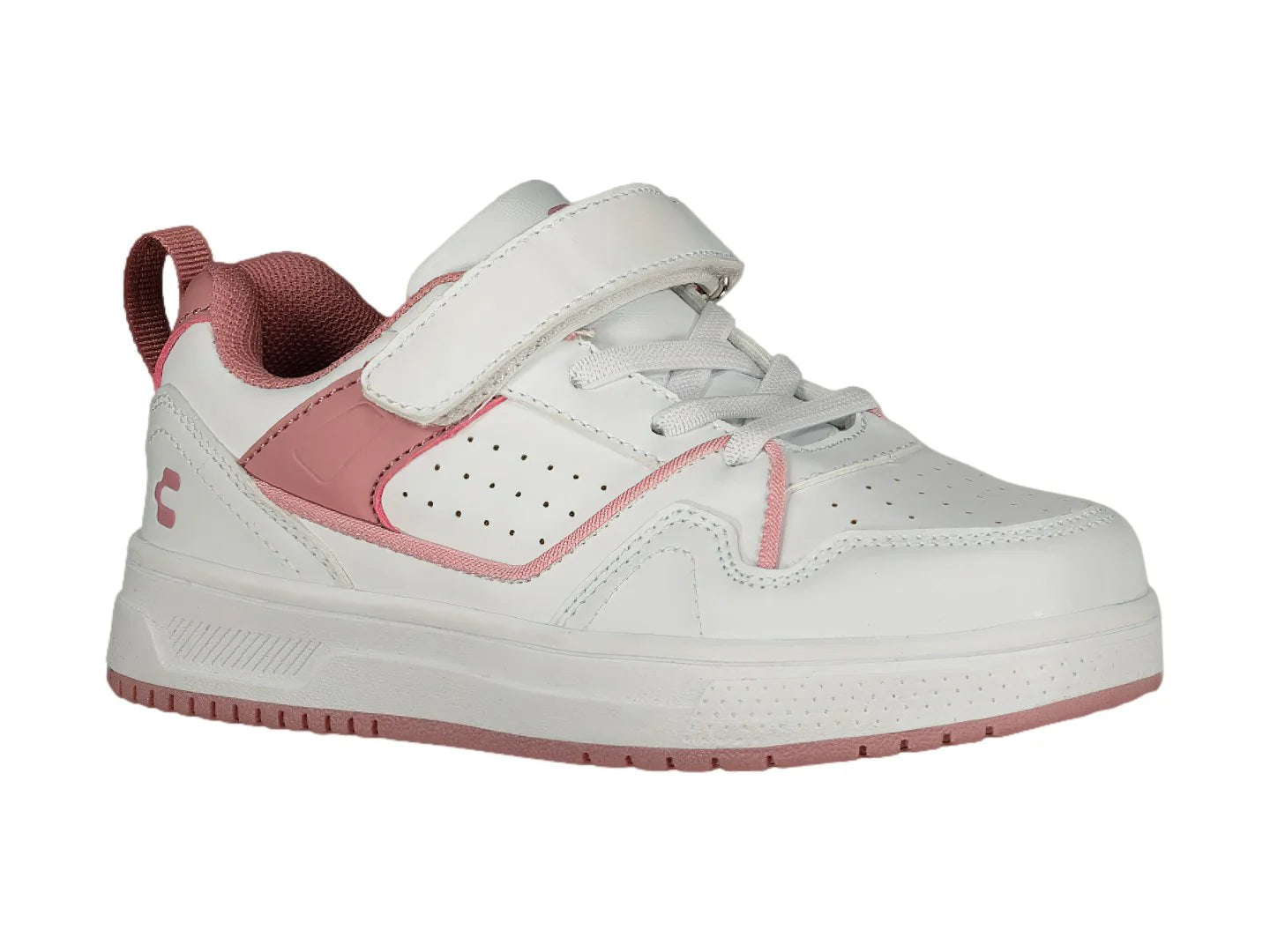 Tenis Charly Blanco con Rosa para Niña