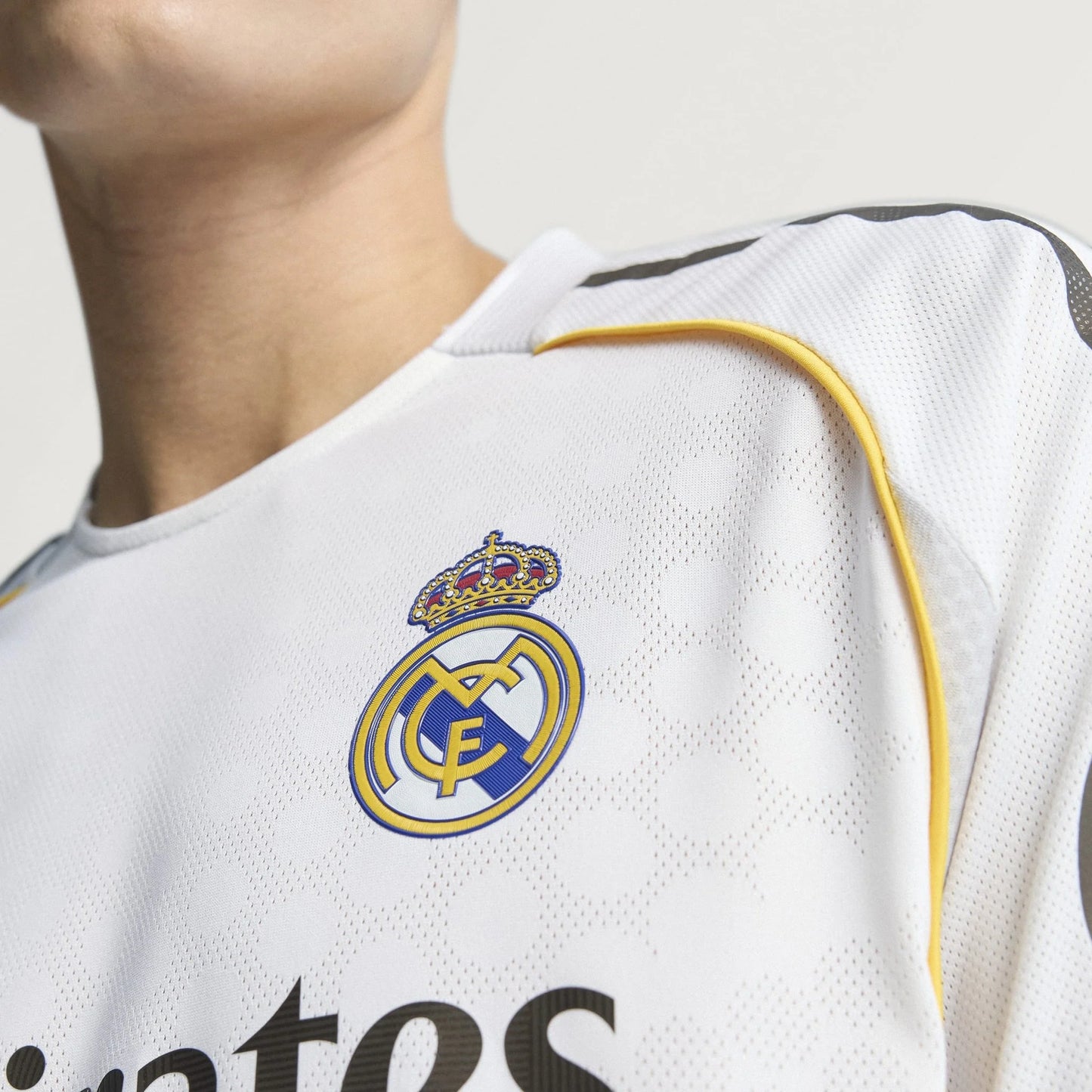 adidas Real Madrid Home Authentic Mens Soccer Jersey 25 26 White