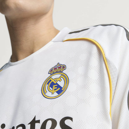 adidas Real Madrid Home Authentic Mens Soccer Jersey 25 26 White
