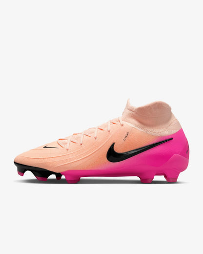 Nike Phantom Luna 2 Pro FG Firm Ground Soccer Cleats Crimson Tint Pink Blast Black