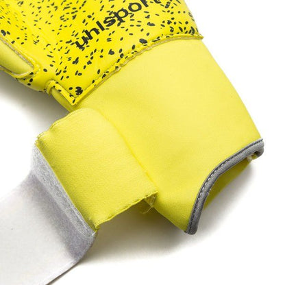 Uhlsport Eliminator Supergrip HN Goalkeeper Gloves Lite Flue Yellow Griffin