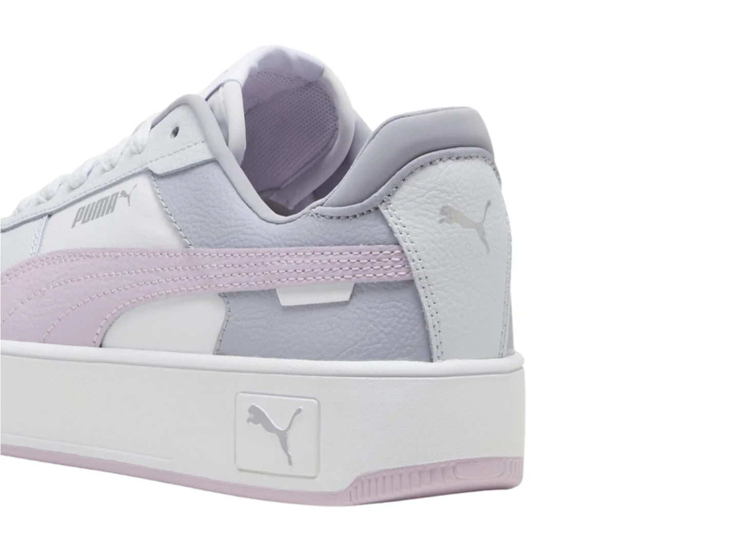 Tenis PUMA Carina Street Blanco y Morado para Mujer