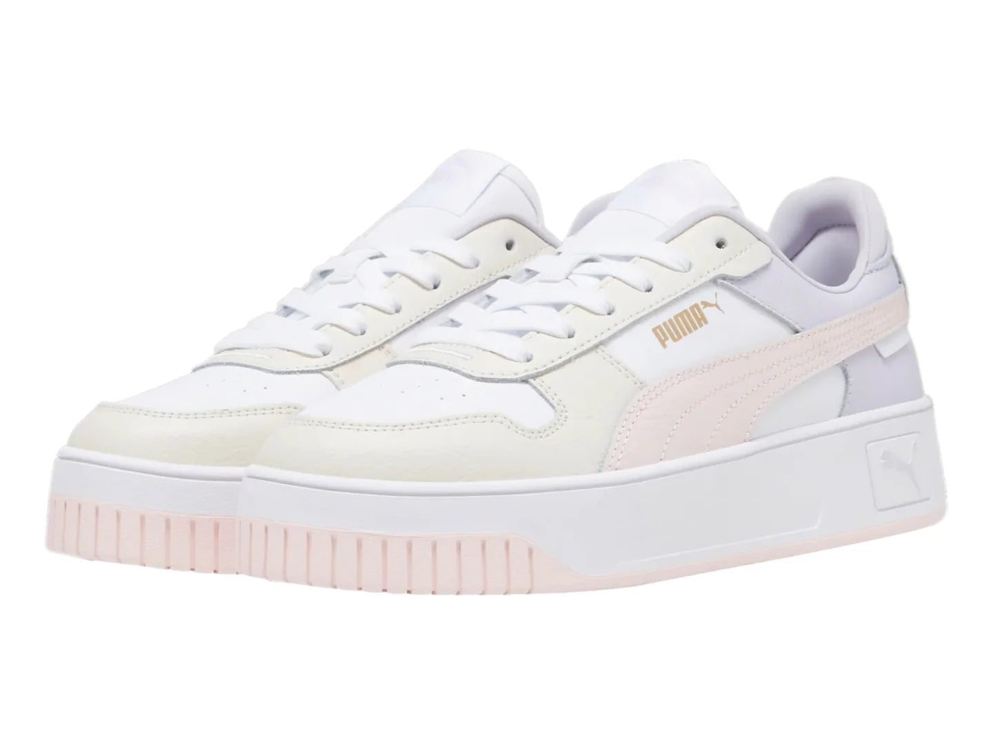 Tenis PUMA Carina Street Blanco y Rosa para Mujer